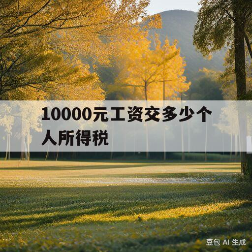 10000元工资交多少个人所得税(10000元工资交多少个人所得税,按新标准)